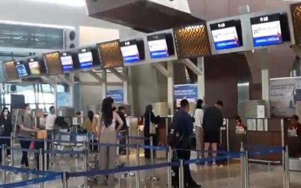 Penumpang di Bandara Soekarno Hatta Kecewa Tidak Ada TPS, Hak Pilh Terabaikan