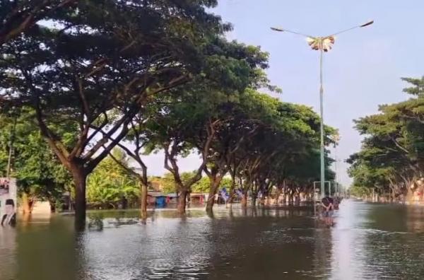 Perbaikan Darurat Tanggul Sungai Wulan Selesai, Banjir Demak-Kudus Surut