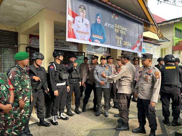Polresta Pekanbaru Gelar Patroli Sinergitas Amankan Pemilu