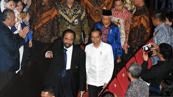 Setelah Perhitungan Pilpres 2024, Jokowi Panggil Khusus Surya Paloh Sore tadi ke Istana, Bicara Apa?