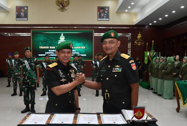 8 Pejabat Utama Kodam IV Diponegoro Resmi Beralih Tongkat Komando, Ini Daftarnya