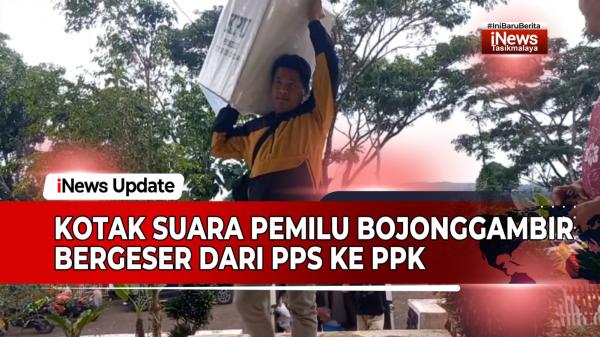 VIDEO: Terkendala Jalan Rusak, Kotak Suara Pemilu di Kecamatan Bojonggambir Bergeser dari PPS ke PPK