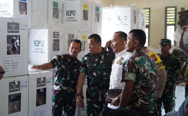 Pesan Danrem Lilawangsa Pasca Pemilu Capres dan Cawapres di Aceh, Kondisi dan Logistik Pleno