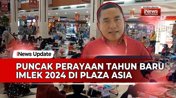 VIDEO: Puncak Perayaan Tahun Baru Imlek 2024 di Plaza Asia Tasikmalaya, Ada Lomba Mewarnai