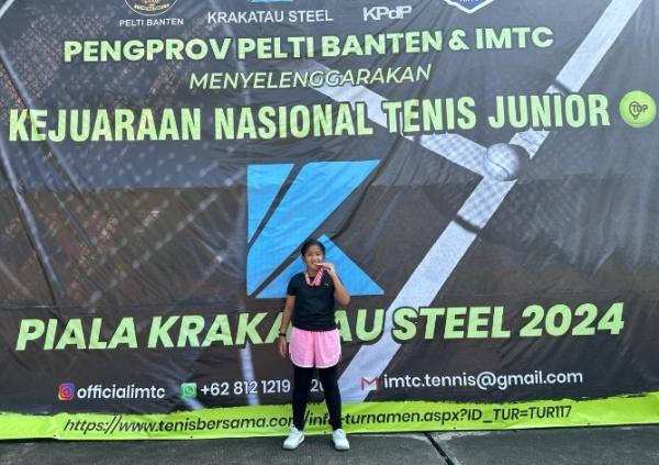 Sabet Dua Gelar Kejurnas Tenis Junior Alexa Kembali Harumkan Kabupaten Bogor