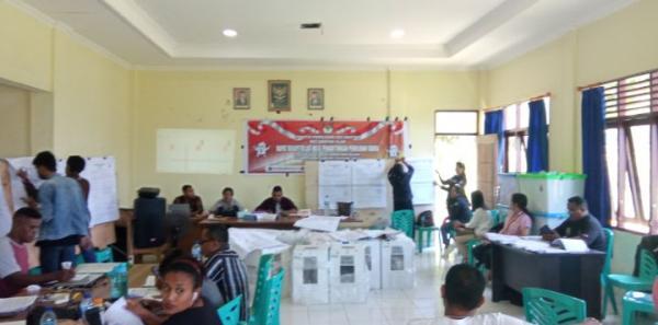 Rapat Rekapitulasi Penghitungan Suara Kecamatan Alak di Kisaran 16 Persen