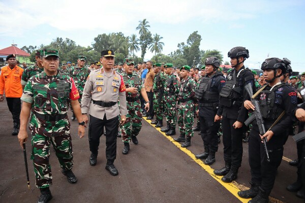 1.635 Personel Polri Bersama TNI Siap Amankan Kunker Presiden RI di Sulut