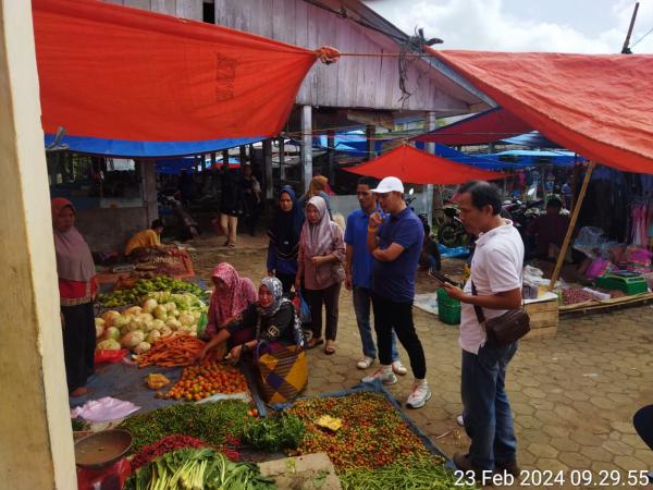 Kadis Ketahanan Pangan Bersama Polres Way Kanan Monev Pasar dan Toko Pangan Kita, Ini Hasilnya