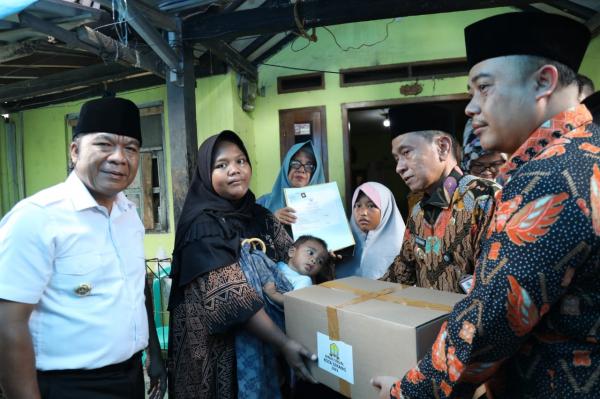 Pemkot Serang Berikan Santunan Keluarga Korban Petugas KPPS yang Meninggal di Pemilu 2024