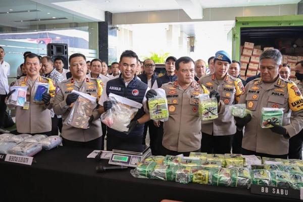 Gagalkan Peredaran Narkoba Lintas Jawa-Sumatera, Polda Jateng Sita 53 Kg Sabu dan 35.050 Ekstasi