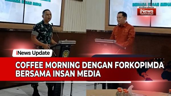 VIDEO: Pemilu 2024 Berjalan Lancar dan Damai, Dandim 0612 Tasikmalaya Coffee Morning dengan Wartawan