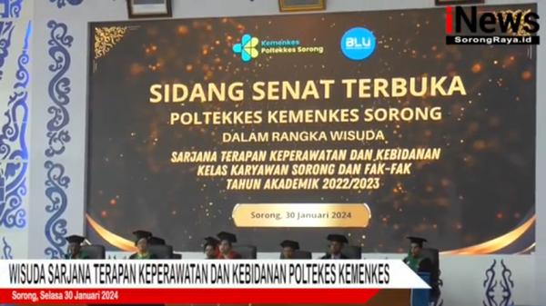 Sidang Senat Terbuka Poltekes Kemenkes Sorong