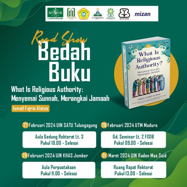 Lakpesdam PBNU Gelar Roadshow Bedah Buku Prof Ismail Fajrie Alatas di Empat Kampus di Pulau Jawa