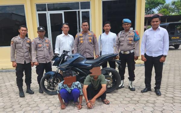 Curi Sepmor Majikan Dua Pemuda Aceh Timur Diringkus Polisi