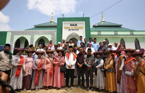 Ijeck Resmikan Masjid Al Musannif ke-43 di Gung Pinto Kabupaten Karo, Ini Harapannya