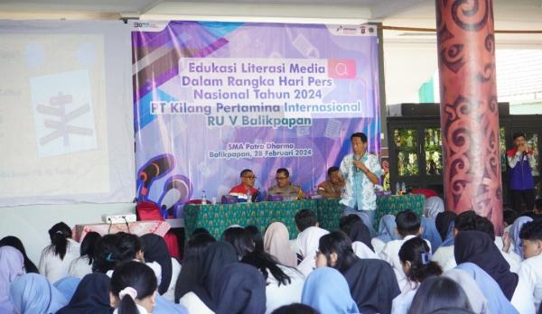 Peringatan Hari Pers Nasional, Pertamina Bersama PWI Edukasi Literasi Media ke Sekolah