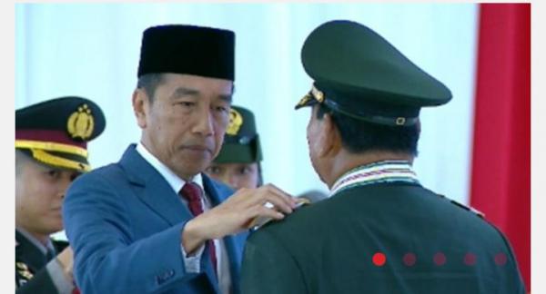 Sah, Prabowo Diangkat jadi Jenderal oleh Presiden Joko Widodo