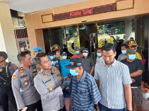 Polres Grobogan Gulung Perjudian Sabung Ayam di Tegowanu, 9 Pelaku Ditangkap