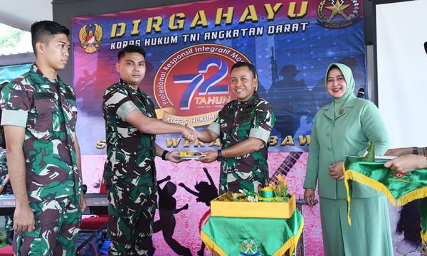 HUT ke-72 Korps Hukum TNI AD, Kumdam IV/Diponegoro: Momentum Tingkatkan Moril