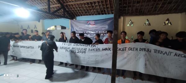 Diduga Penuh Kecurangan Pemilu 2024, Gerakan Rakyat Banten Dorong DPR Gulirkan Hak Angket