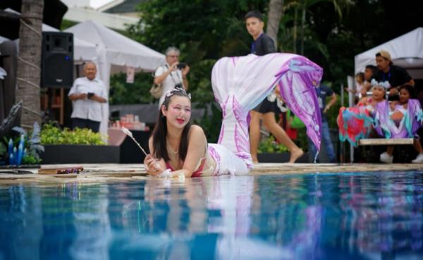 Underwater Fashion Show Mermaid Championship 2024, di Hotel Borobudur Jakarta