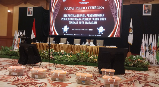 KPU Kota Mataram Mulai Pleno Rekapitulasi Penghitungan Suara Pemilu 2024 di 6 Kecamatan