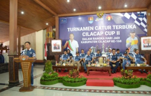 Awaluddin Murri Resmi Buka Turnamen Catur Cilacap Cup II Tahun 2024, Akan Jadi Agenda Rutin Tahunan