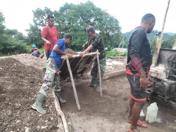 Melalui TMMD, Kodim TTU Komitmen Dukung Pendidikan di Pedalaman Timor Tengah Utara
