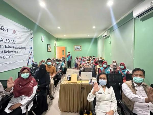 Dinas Kesehatan Kota Depok dan USAID Beri Penyuluhan Penanggulangan TB di Puskesmas Jatijajar