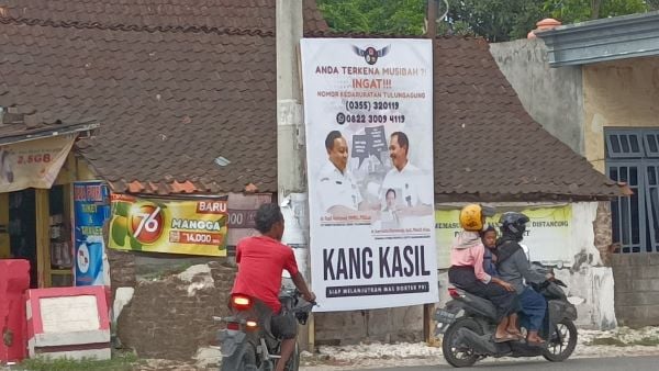 Marak Baliho Kang Kasil di Tulungagung Gantikan Mas Dokter Pri di Pilkada 2024, Warga: Apa Mampu?