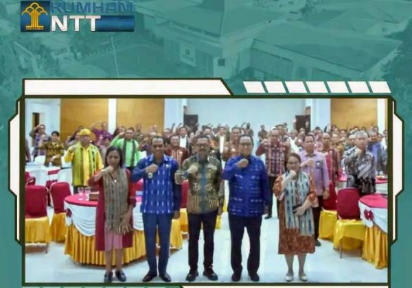 Pemda Kabupaten Kota se-NTT Dukung Tahun Tematik IG melalui Penandatanganan Komitmen Bersama