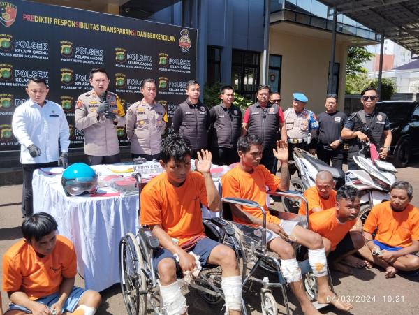Polsek Kelapa Gading Ciduk Spesialis Jambret HP di Jalan Macet, 3 Pelaku Ditangkap