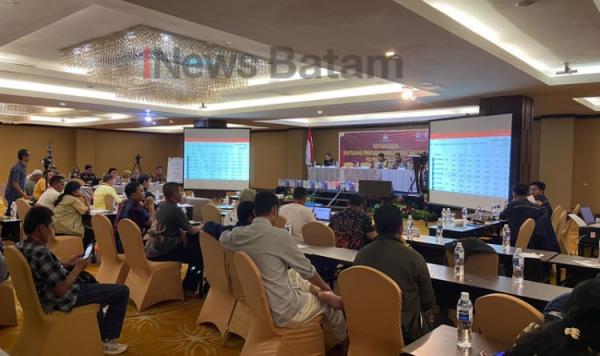 Hasil Pleno Rekapitulasi DPR RI di Batam, Endipat Raih Suara Terbanyak