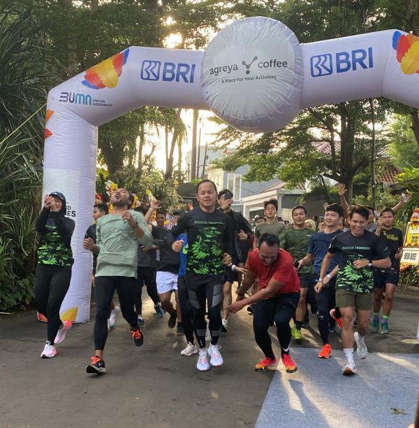 Wali Kota Bogor Bima Arya Ikuti Fun Runners di Agreya Coffee, Dukung Konsep Sehat dan Aktif