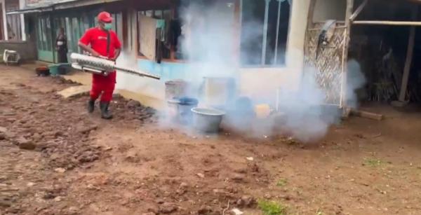 Wabah Chikungunya, Dinkes Lakukan Fogging  di Sekolah dan  Rumah Warga