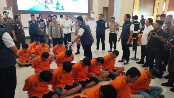 Ungkap 2 Jaringan Narkotika Asal Malaysia, 20 Orang Ditetapkan Tersangka oleh Polda Lampung