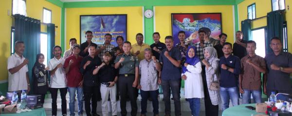 Dandim 0107 Asel Silaturrahmi dengan Awak Media Aceh Selatan