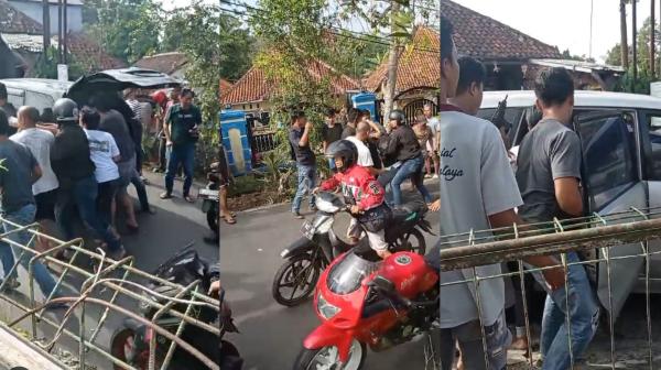 Viral, Video Detik-Detik Penangkapan Pelaku Curanmor di Asta Kawalu Tasikmalaya oleh Polisi