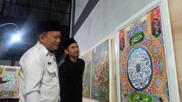 Sambut Ramadhan , Puluhan Perupa Boyolali Gelar Pameran Lukisan Religi