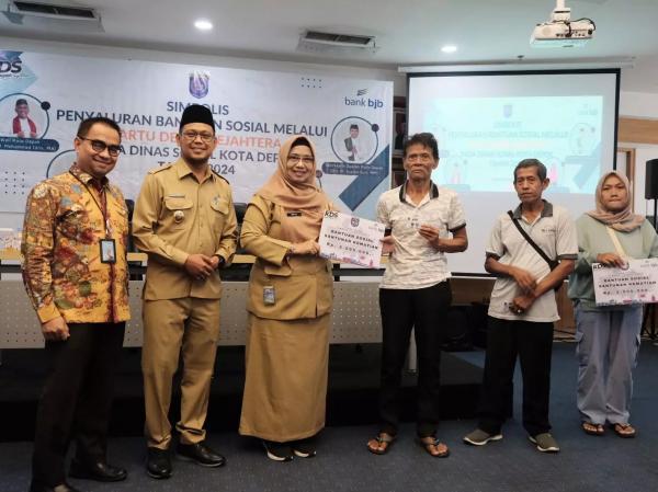 Ratusan Warga Depok dapat Bantuan Program KDS, Segini Nominalnya