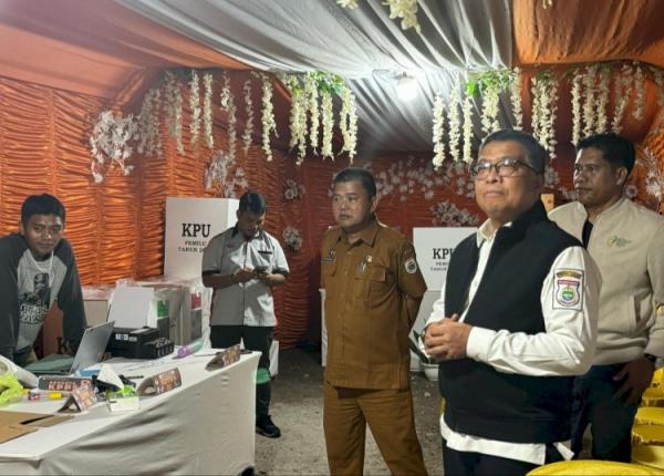 Sekprov Sulbar Tinjau Kesiapan Sejumlah TPS di Polewali Mandar