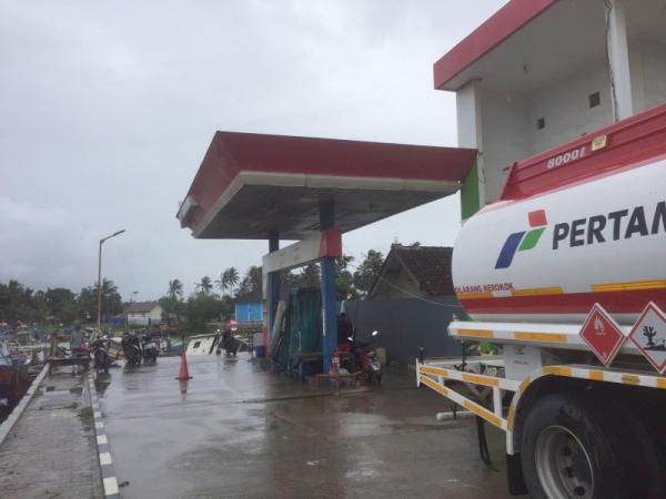 Faktor Cuaca, Penjualan BBM Bersubsidi di SPBUN Binuangeun Menurun