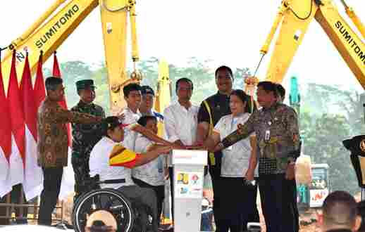 Presiden Jokowi Groundbreaking Paralympic Training Center Senilai Rp409 Miliar di Karanganyar