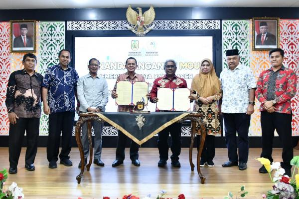 Giatkan Tertib Ukur dan dan Pengawasan Metrologi, Pemkab Aceh Utara MoU dengan Pemko Banda Aceh
