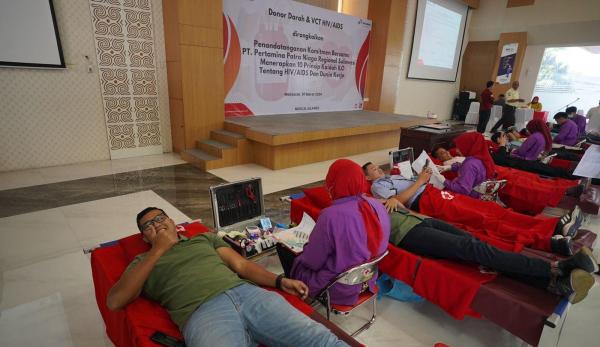 Peduli Sesama, Pertamina Sulawesi Laksanakan Donor Darah