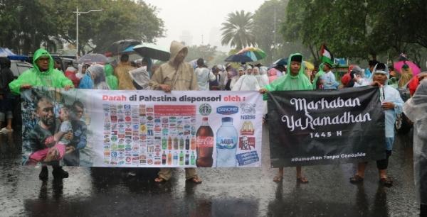 Aksi Akbar Solidaritas Palestina, YKMI dan Gerbang Pronas Serukan 'Ramadhan Tanpa Genosida'