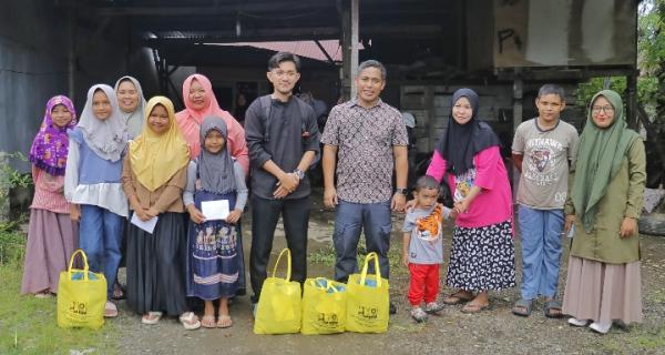 Sambut Ramadhan, PUPR dan PII Aceh Barat Berbagi Sembako untuk Anak Yatim