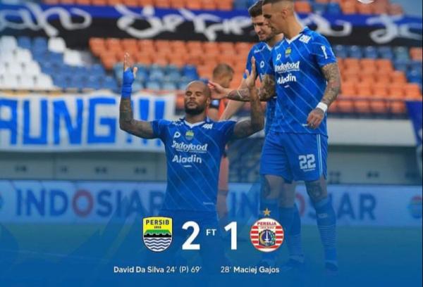 Full Time Persib vs Persija: Maung Bandung Menang 2-1