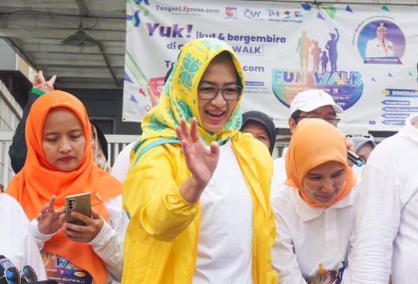 Bacalon Gubernur Banten Airin Siap Adu Gagasan Dengan Arief Wismansyah
