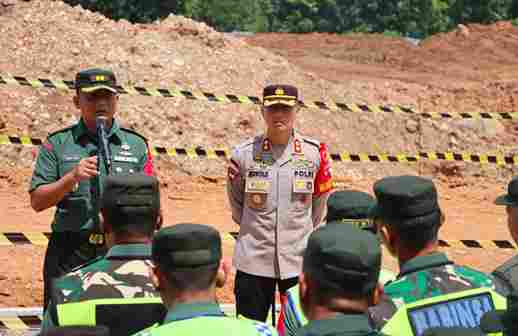 TNI-Polri Sukses Amankan Kunker Presiden di Karanganyar, Kapolres Ucapkan Terima Kasih